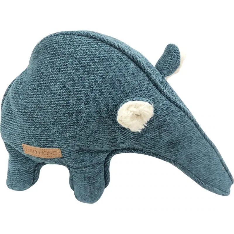 D&D Home Orion Blue Chenille Liz 27x18 cm - blå bamse til hunde