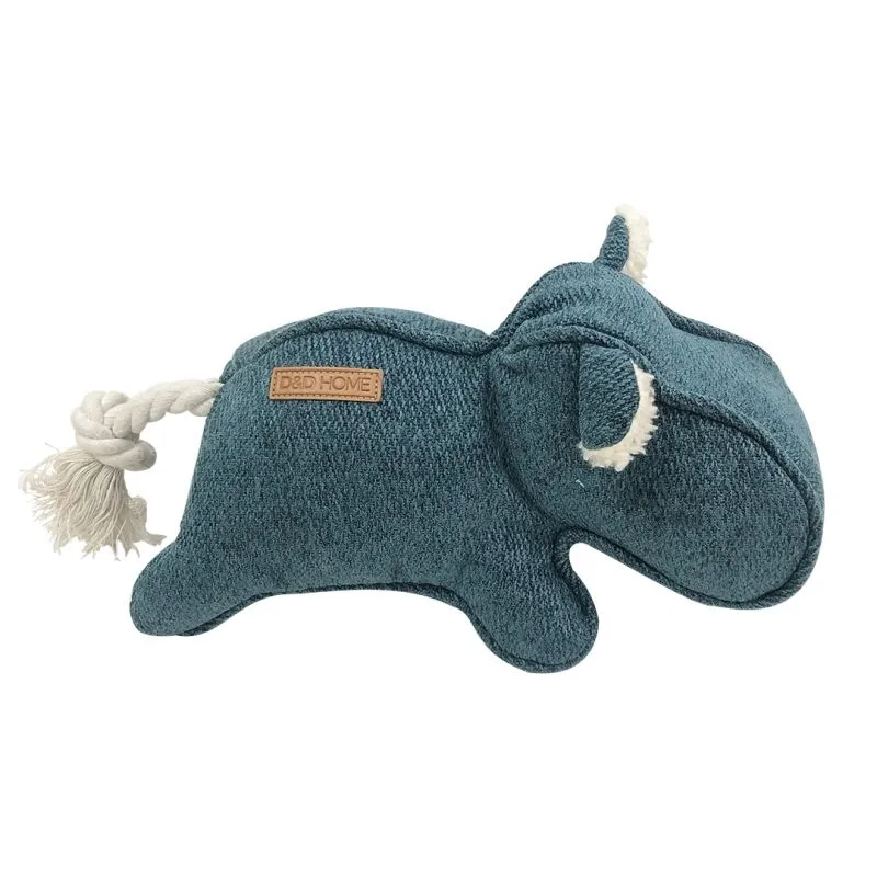 D&D Home Orion Blue Chenille Emmy 30x14 cm - blå bamse til hunde
