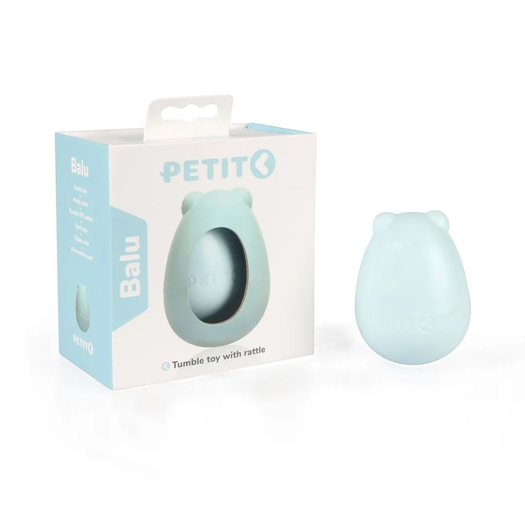 PETIT Hvalpelegetøj BALU Blue 8x6x6 cm - blød bamse til små hvalpe