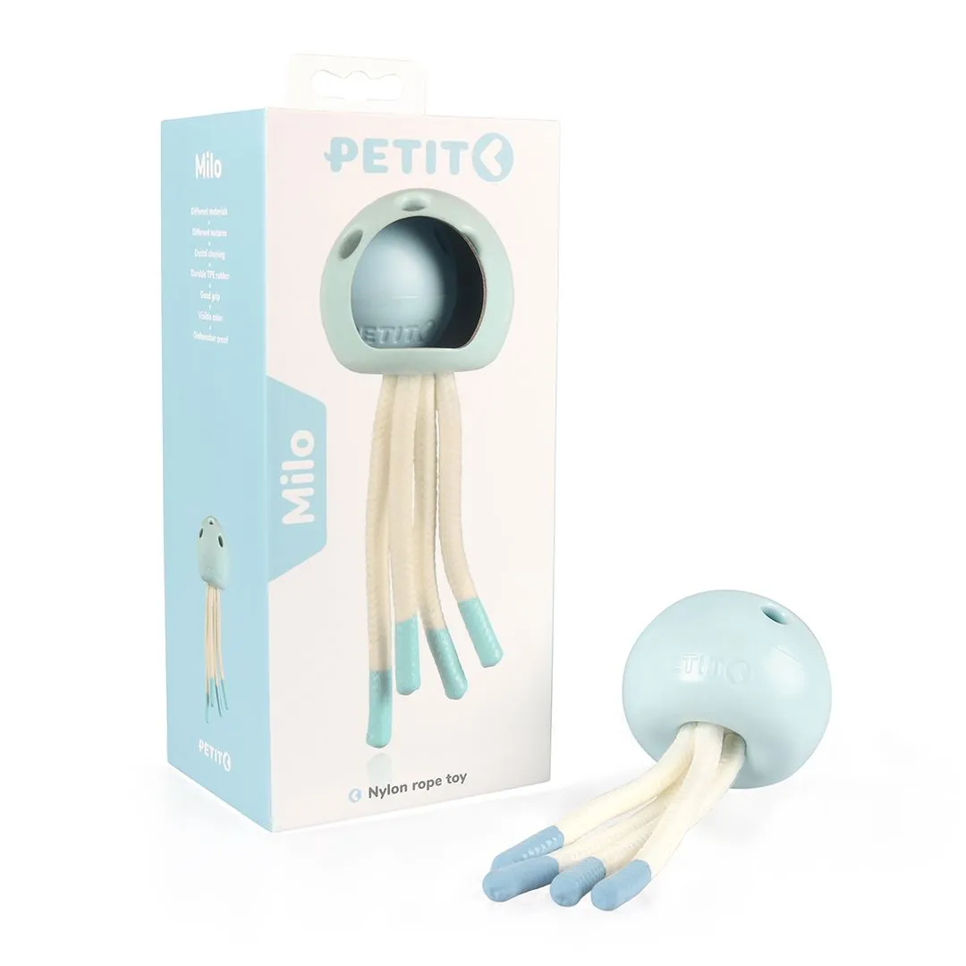 PETIT Hvalpelegetøj MILO Blue 18x7x7 cm - bamse til små hvalpe