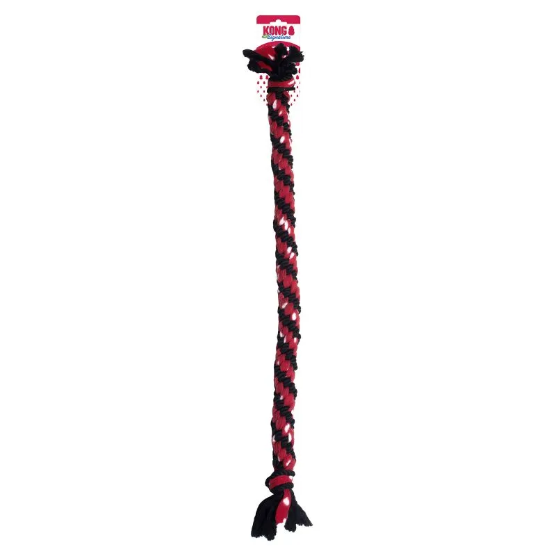 KONG Signature Dobbelt Knude 110 cm Flerfarvet - hundelegetøj