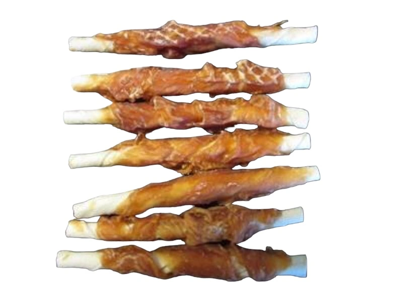 Treattime Tyggepinde med kylling 12 cm 100 g - naturlige hundesnacks