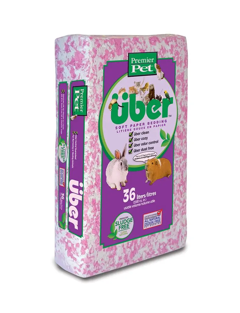 Über papirstrøelse 36 L pink og hvid
