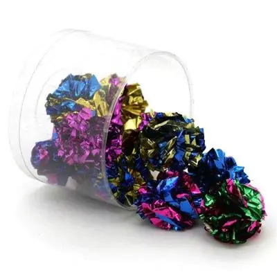 Kattelegetøj Glitterbold Ø 5 cm