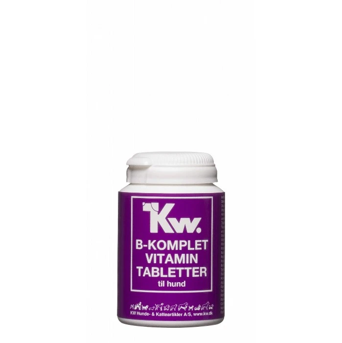 KW B komplet vitamin 100 tabletter - Sund hud, pels og energi