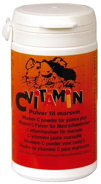 Diafarm C-vitamin pulver til Marsvin 100 g