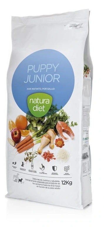 Natura Diet Puppy Junior Hvalpefoder 12 kg - Naturligt og sundt foder til hvalpe