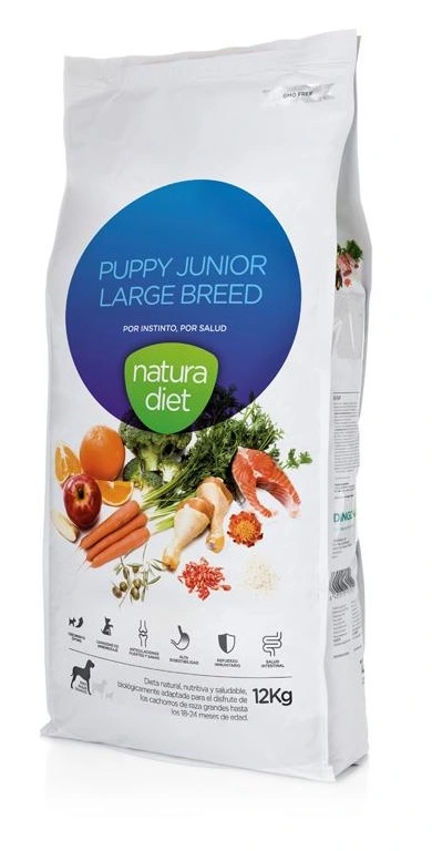 Natura Diet Puppy Large Breed Hvalpefoder 12 kg - Sund vækst til store racer