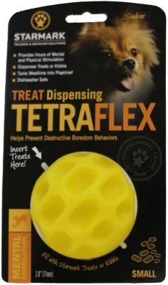 Starmark Dispensing Tetra Flex Small - snackbold til små hunde