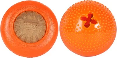 Starmark Bentoball Orange Medium 9 cm - snackbold til mellemstore hunde