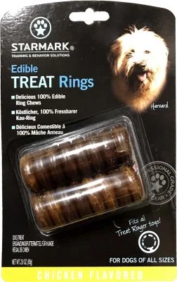 Starmark Edible Treat Rings Chicken - refill snack til hunde
