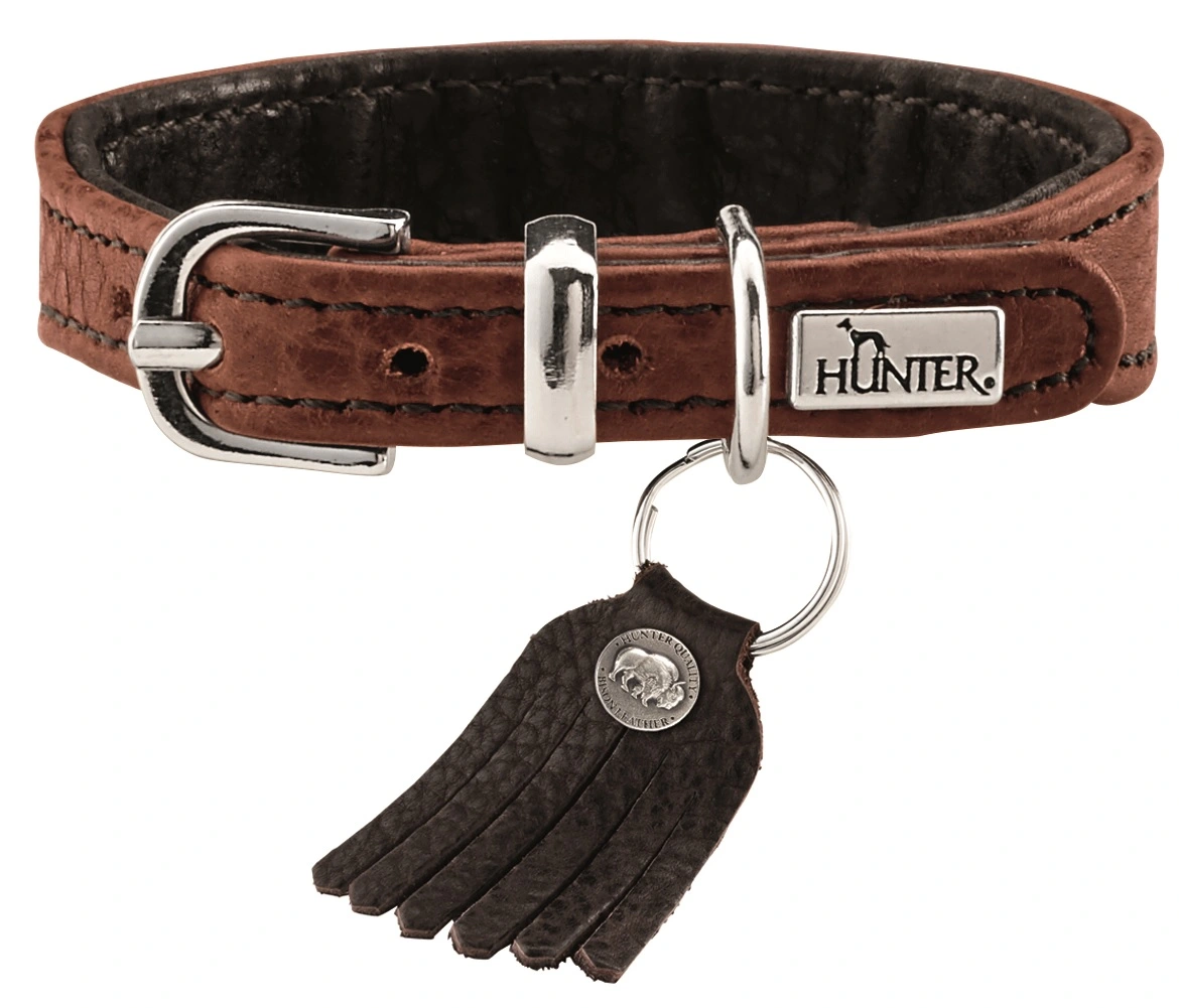 Hunter Cody Petit 27 Cognac Mørkebrun hundehalsbånd