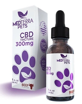 MEDTERRA Pets CBD Olie 300 mg Oksesmag