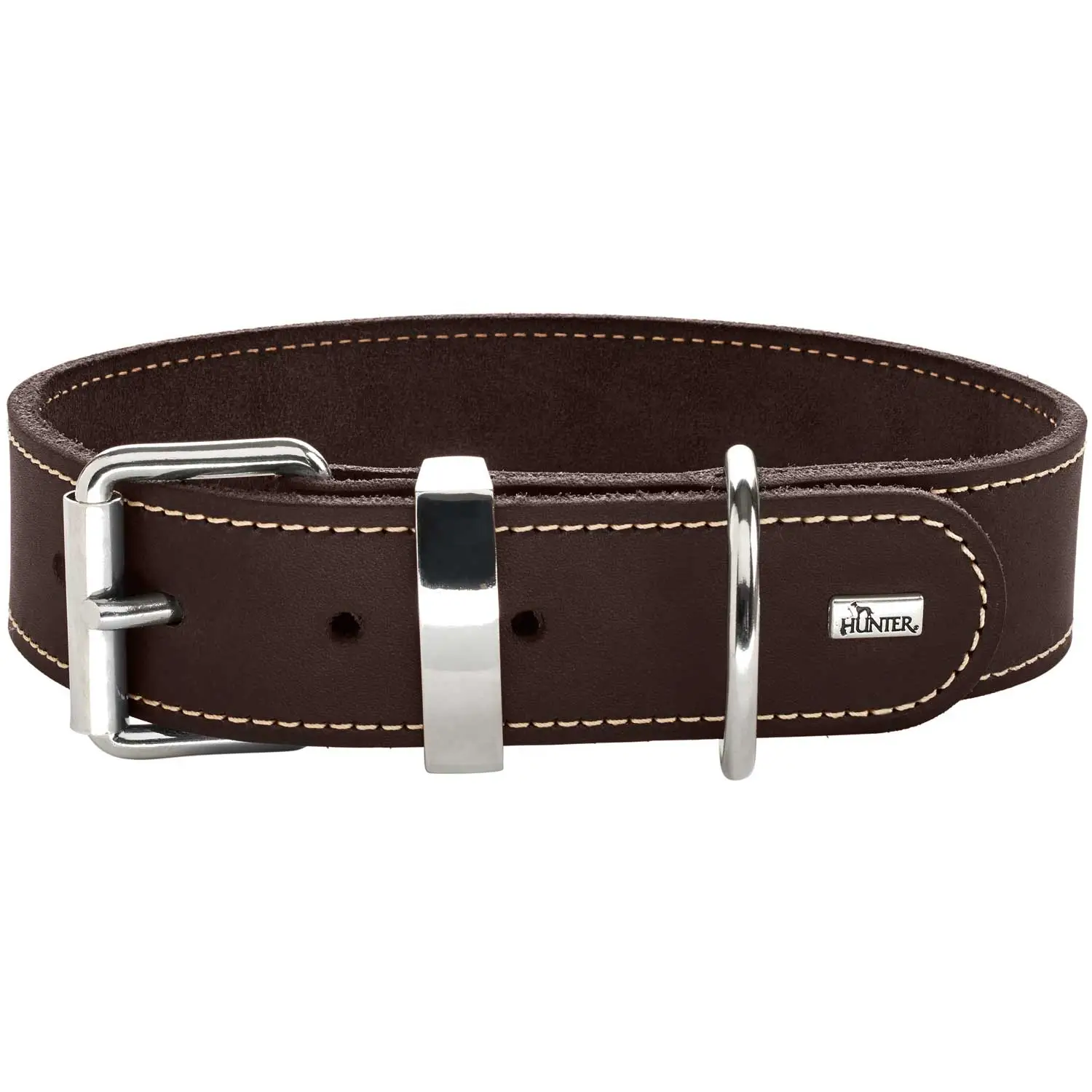Hunter Aalborg Special Hundehalsbånd Brun 45 - 30-38 cm