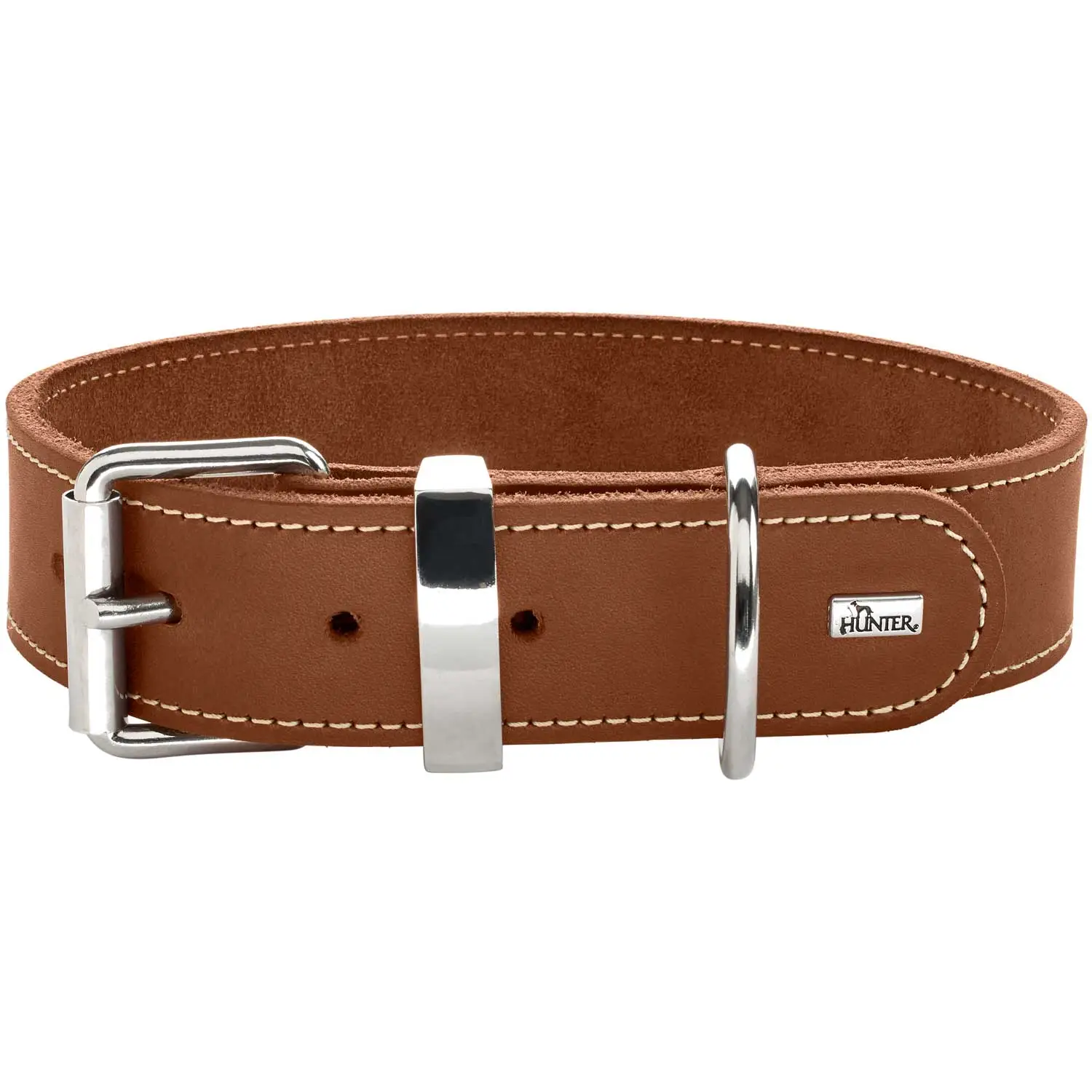 Hunter Aalborg Special Hundehalsbånd Cognac 35 - 24-30 cm