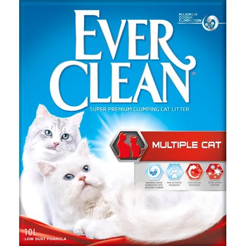 Ever Clean Multiple Cat Kattegrus 10 L