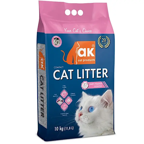 AK Kattegrus med duft 10 kg Super Klumpende