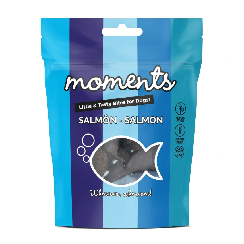 Moments hundesnack Laks 60 g - fuldfoder hundesnacks