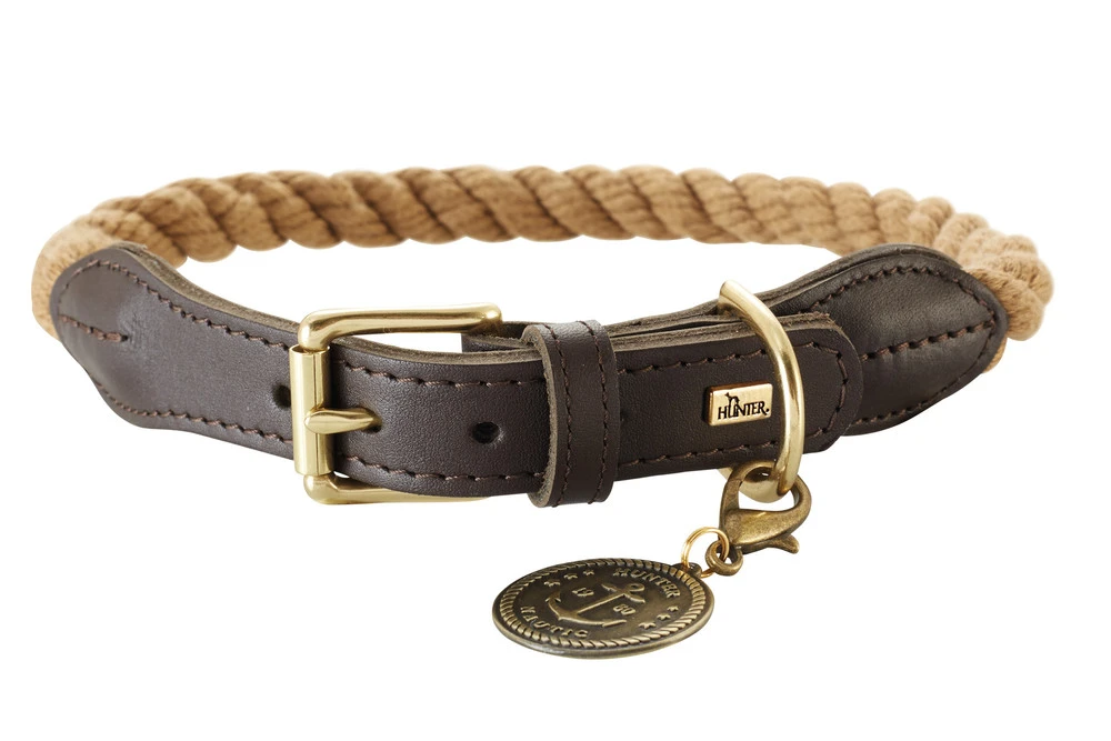 Hunter List Reb Halsbånd S Beige - 41-49 cm