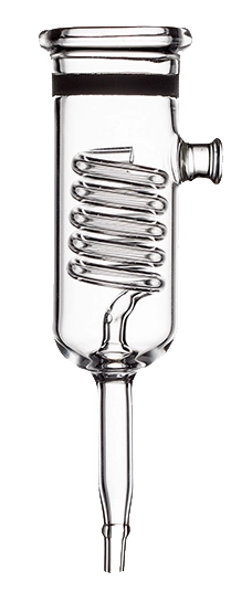 Glas CO2 Diffuser med spiral bubble tæller M