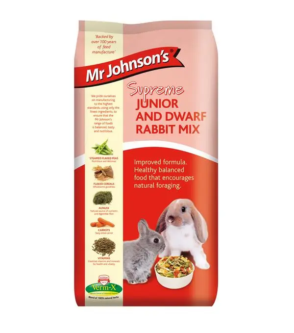 Mr Johnson Junior & Dværg kaninfoder 2,25 kg