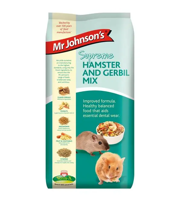 Mr Johnson Hamster og ørkenrottefoder 15 kg