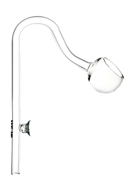 Blau Glas Ball Outflow udstrømmer 13 mm (til spandpumper )