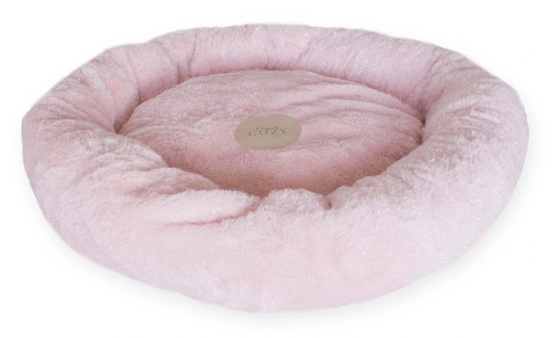 COZY Original Glitter Light Pink Hundeseng 90 cm