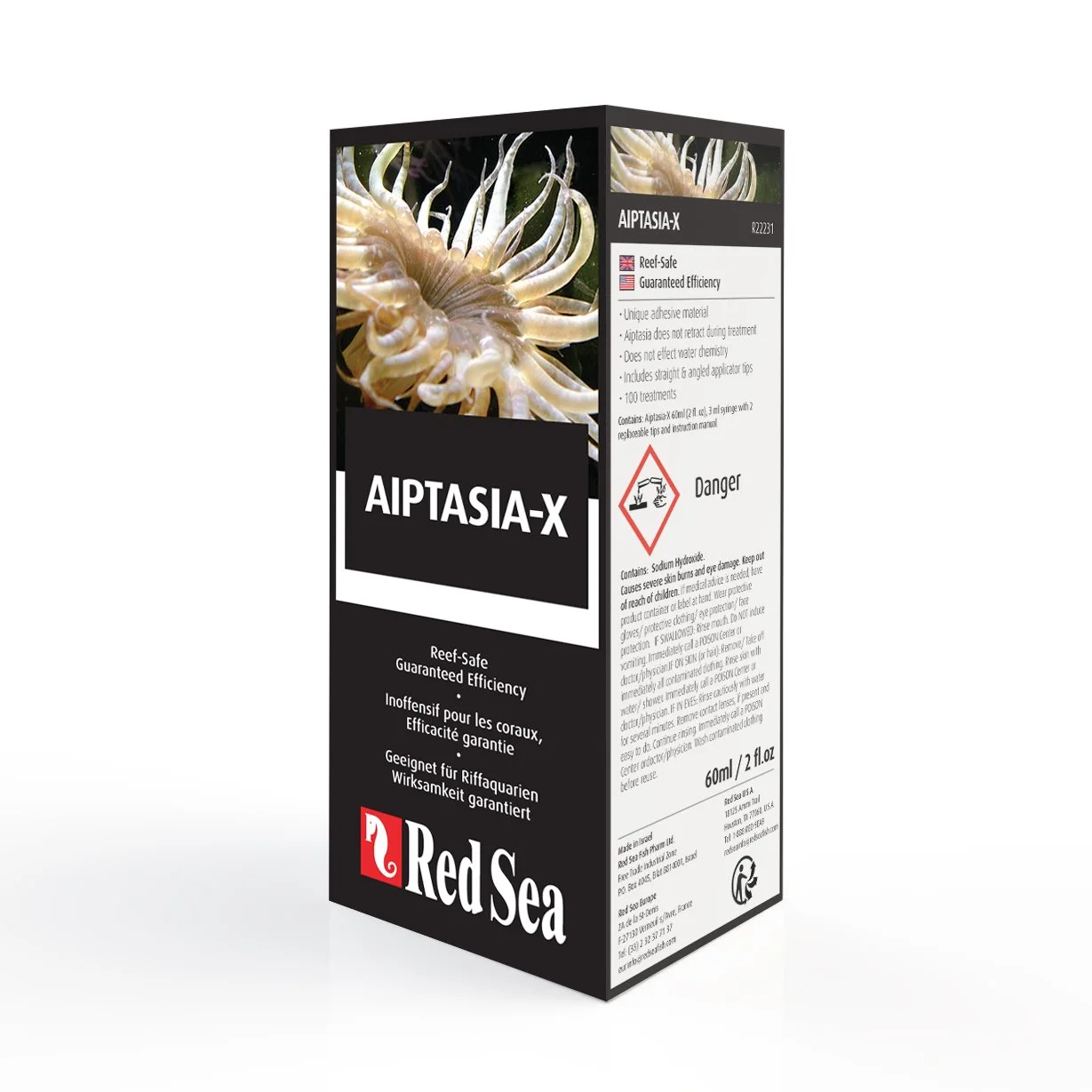 Red Sea Aiptasia-x (glasrose dræber) 60 ml