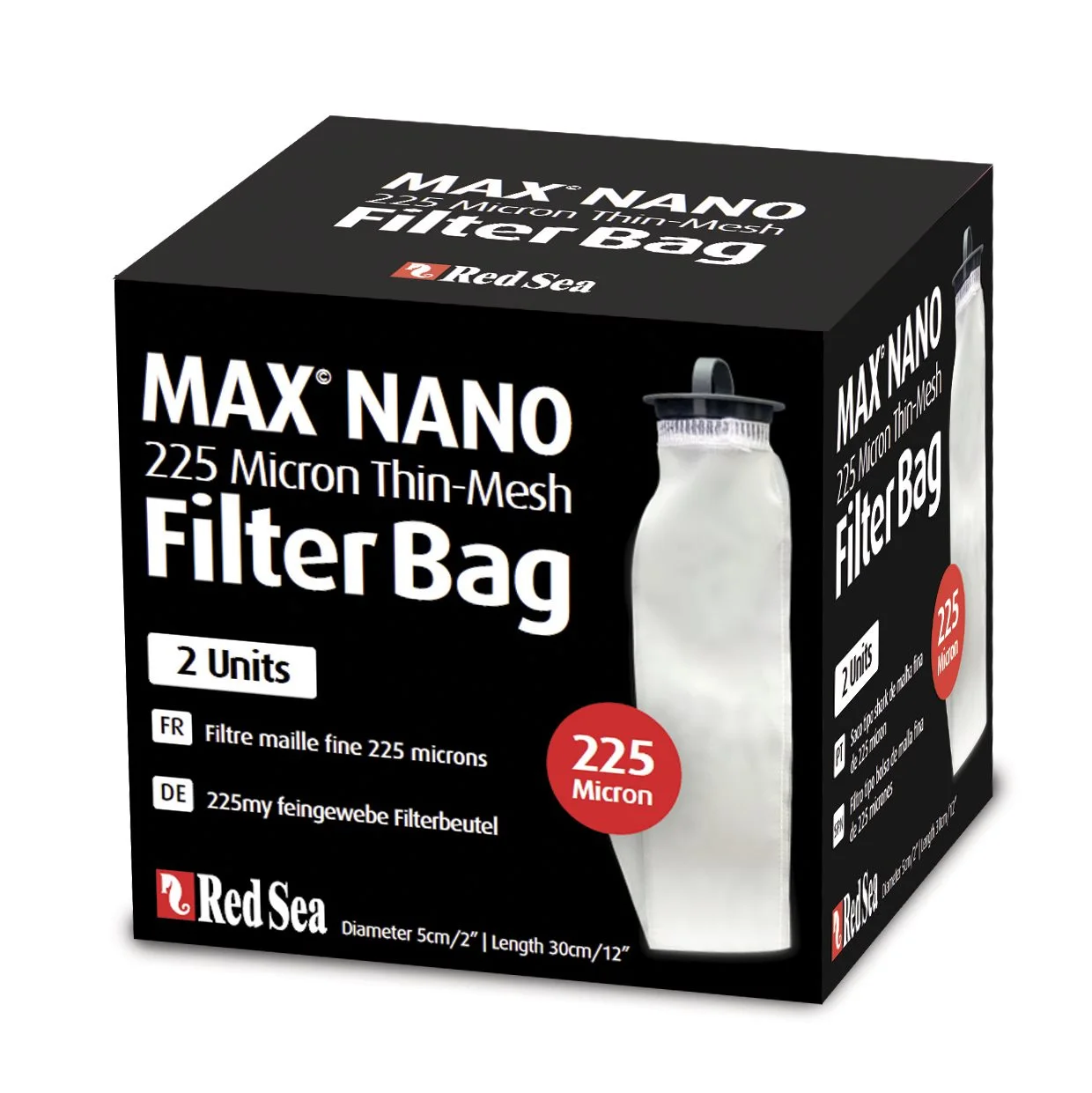 RedSea Filter Bag Max Nano Thin mesh Filter 225 mikron