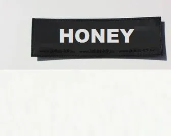 Julius K9 hundeskilt HONEY stor