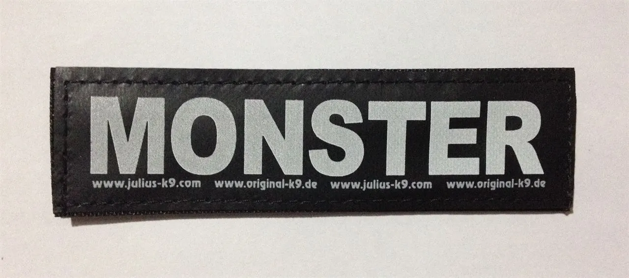 Julius K9 hundeskilt MONSTER stor
