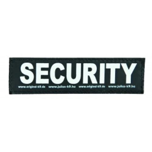 Julius K9 hundeskilt SECURITY stor