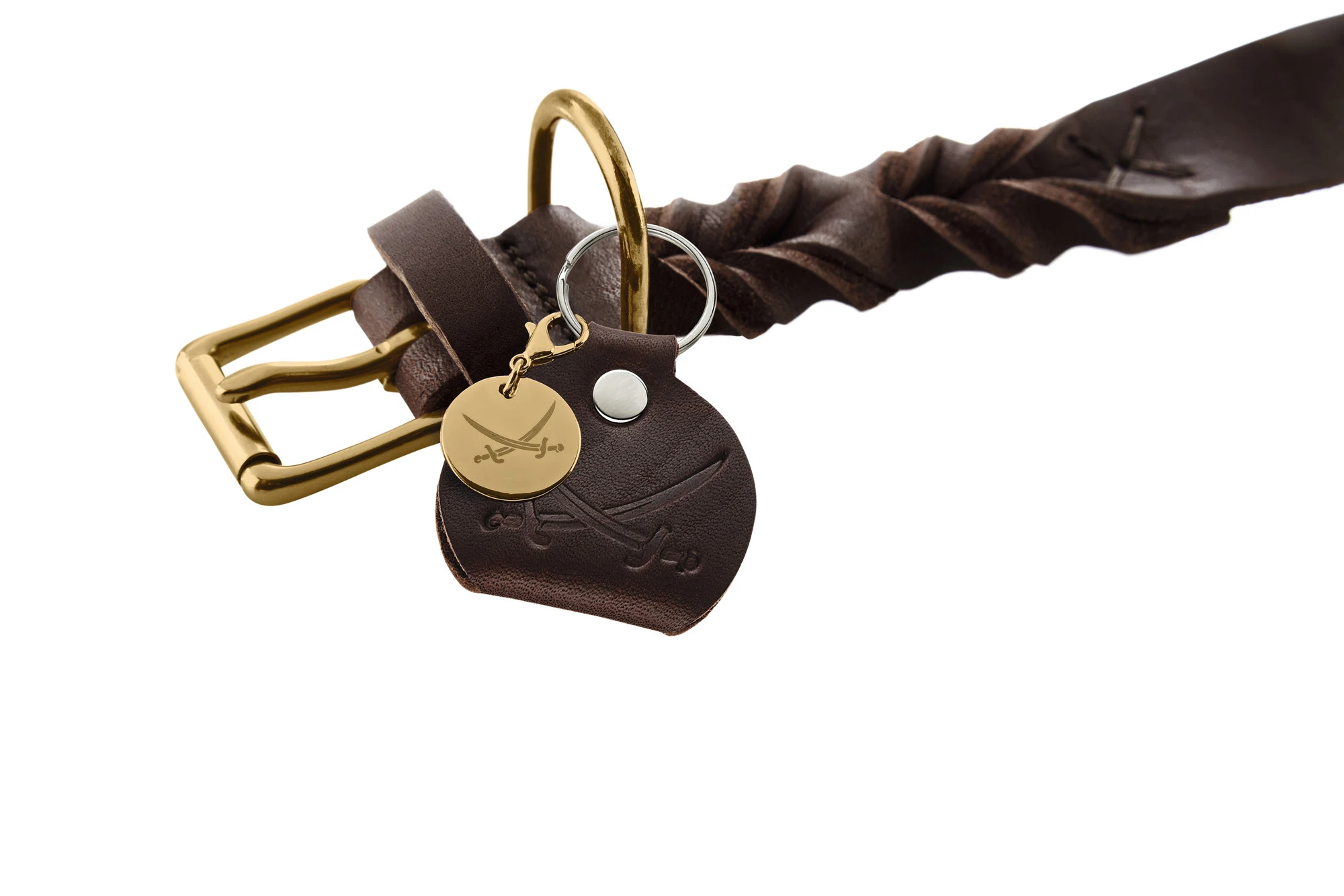 Hunter Sansibar Solid 65 Hundehalsbånd i læder - 52-59 cm