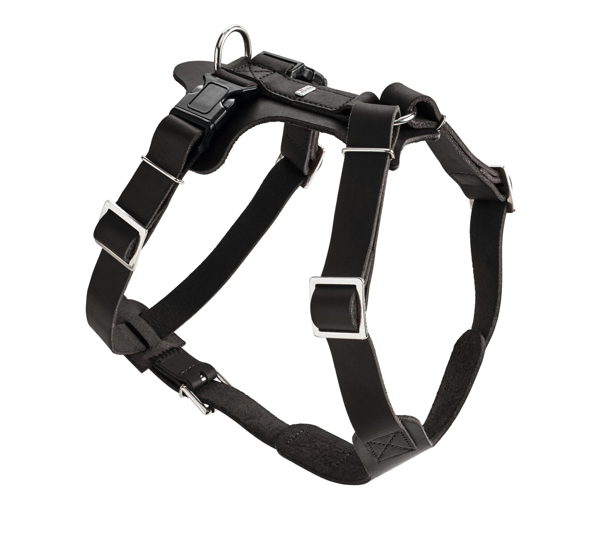Hunter Hundesele Aalborg Sort M-L/2 - 62-90 cm bryst/hals