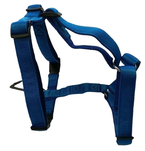 Hundesele Nylon Blå justerbar Blå str. 66-91 cm 25 mm - åndbar komfort