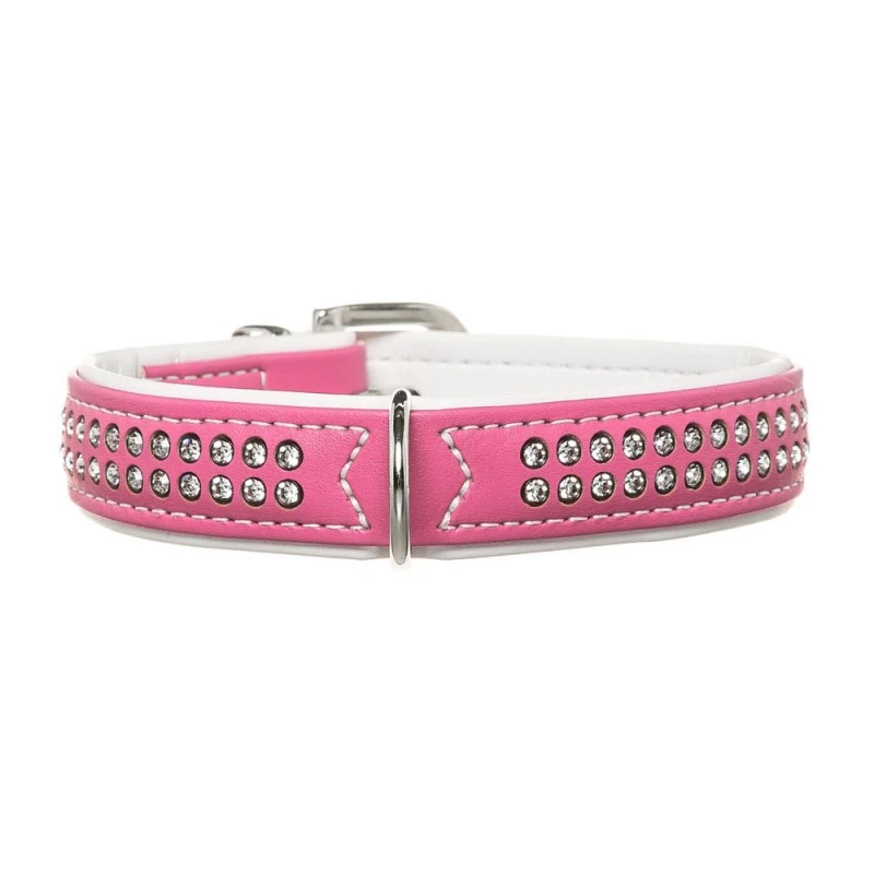 Hunter Halsbånd XS Modern Art Deluxe Pink - 24-30 cm