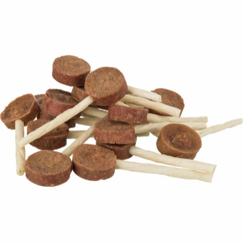 Denta Fun Slikkepind med okse og and 8 cm - hundesnack
