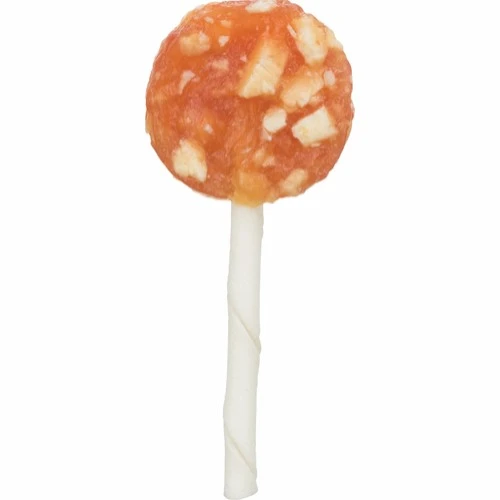 Denta Fun Slikkepind med kylling og ost 10 cm - sjov hundesnack