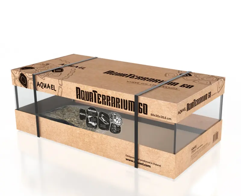 Aqua Terrarium 100x35x40,5 cm til Sumpskildpadder