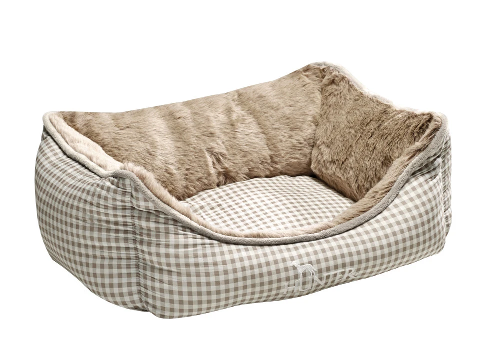 Hunter hundeseng Astana Medium 80x60 cm Brun