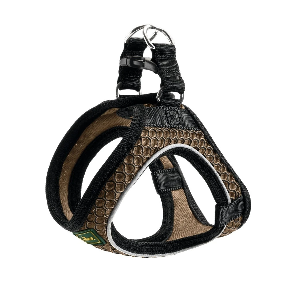 Hunter NY Hilo Comfort hundesele M brun mave/bryst 58-65 cm - Let komfort og stabil pasform