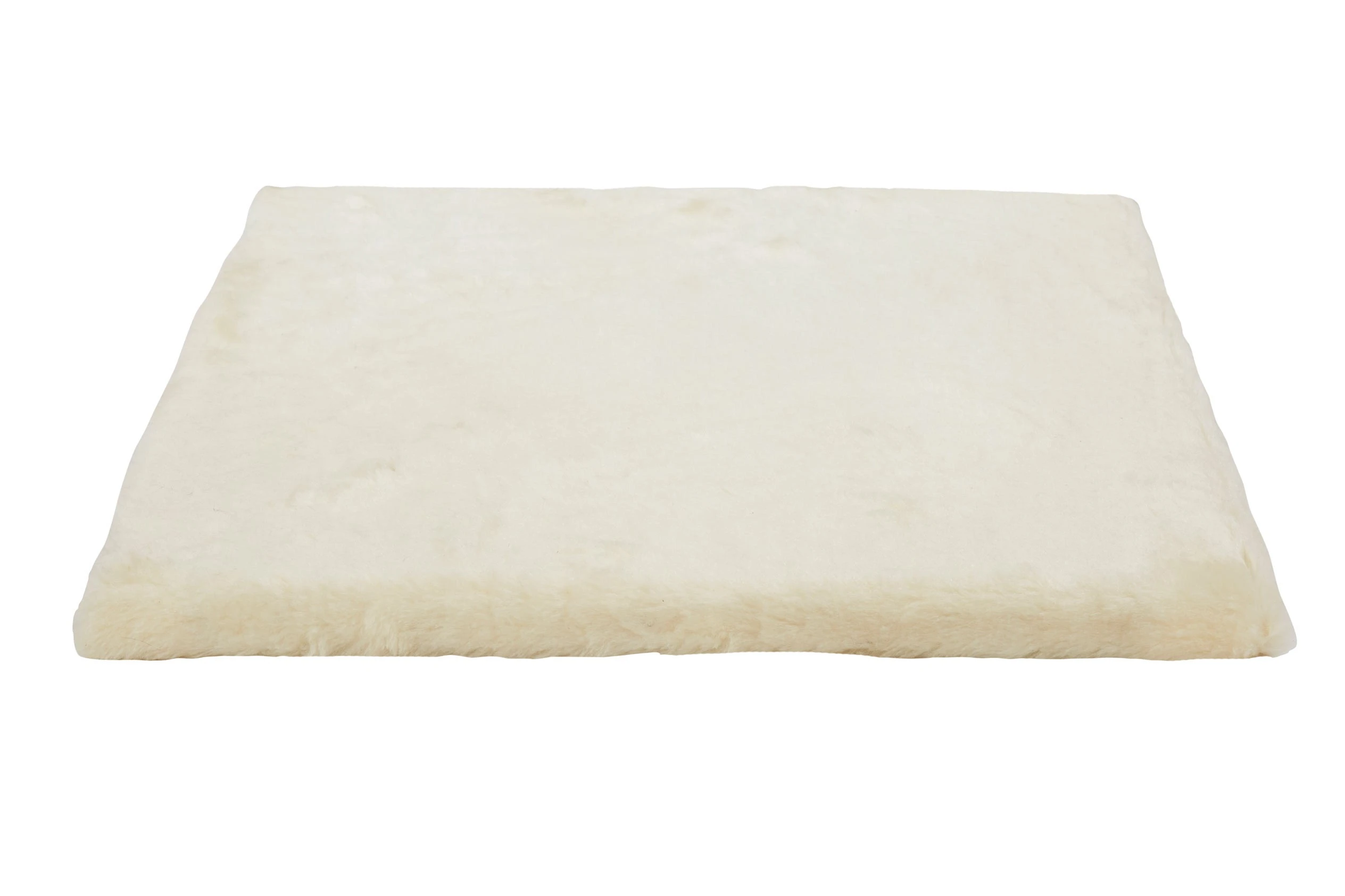 Kattens no 1 Bund med plys 57x57 cm Cream