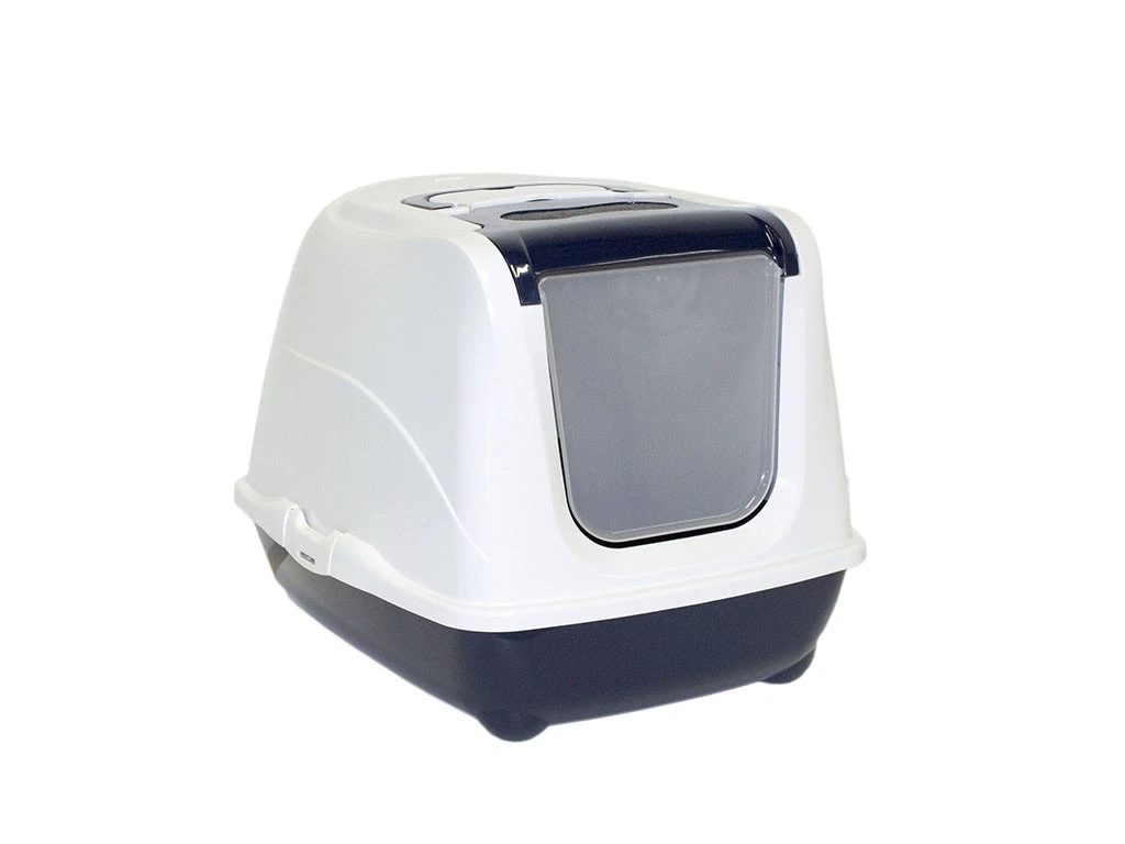 Moderna kattetoilet Jumbo 58x45x42 cm i mørkeblå