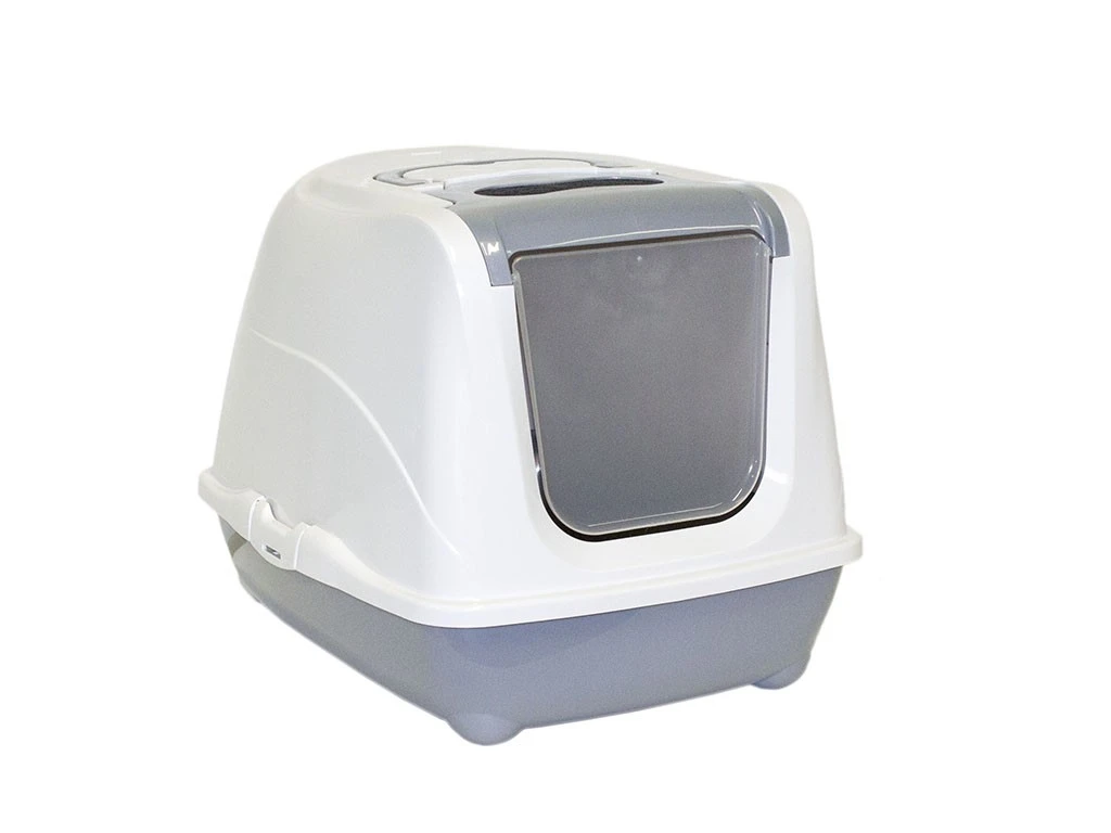 Moderna kattetoilet Jumbo 58x45x42 cm i varm grå