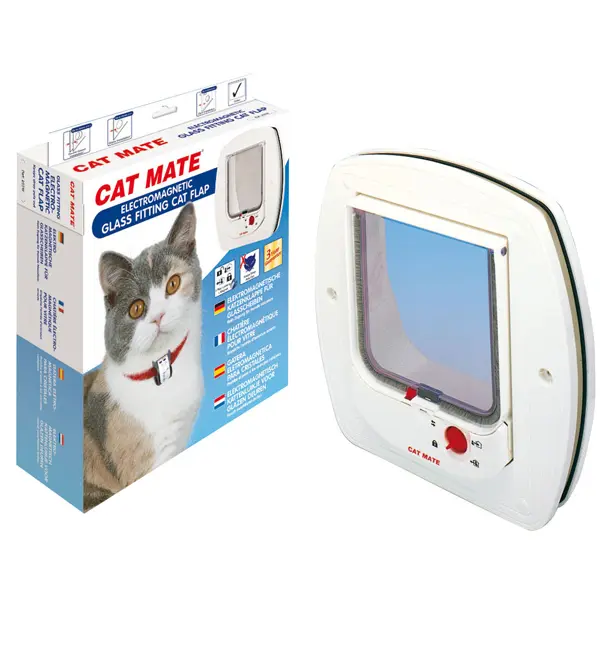 Kattelem Glasfitting Cat Mate hvid