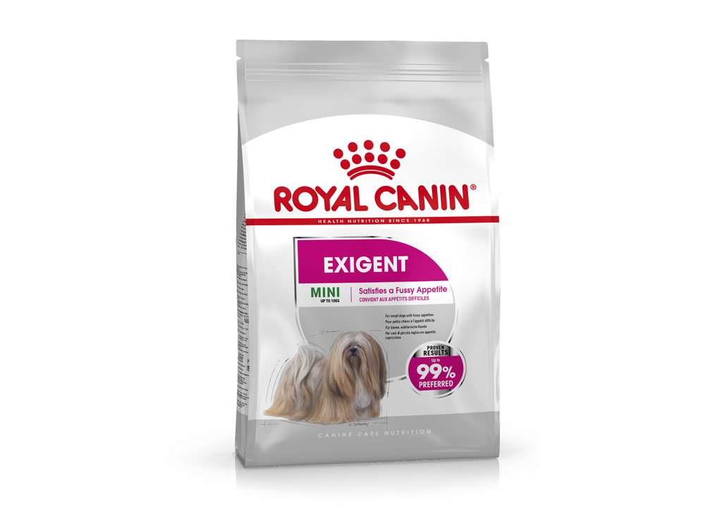 Royal Canin Exigent Mini 3 kg - fuldfoder til kræsne små hunde