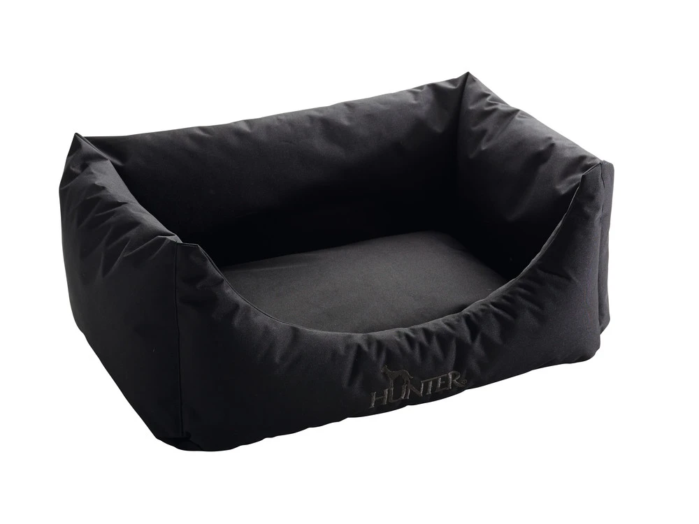Hunter hundeseng Gent antibakteriel Medium 80x60 cm Sort