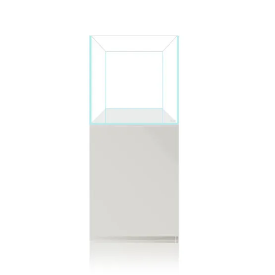 Blau Optical White Glas Akvarium 238 Liter 62x62x62 cm