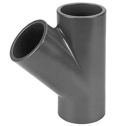 PVC grenrør 45 grader 125 mm